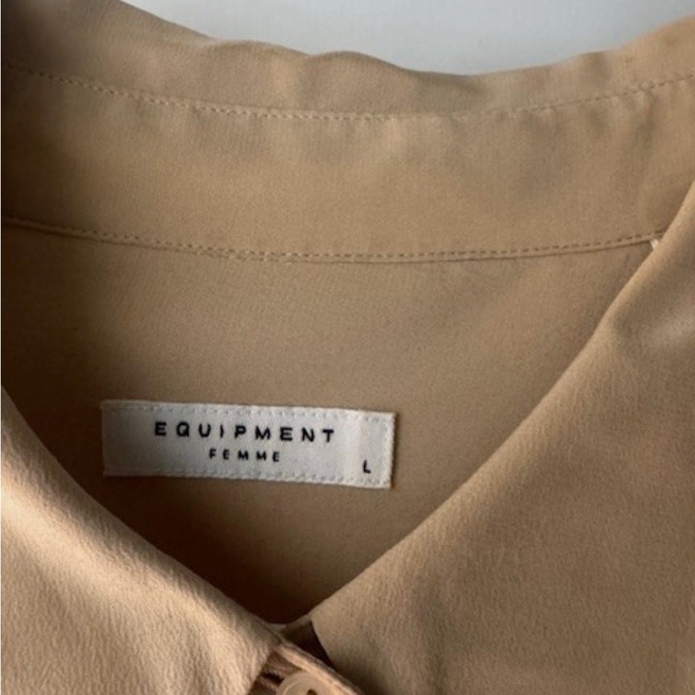 Equipment Femme Silk Blouse in Nude L